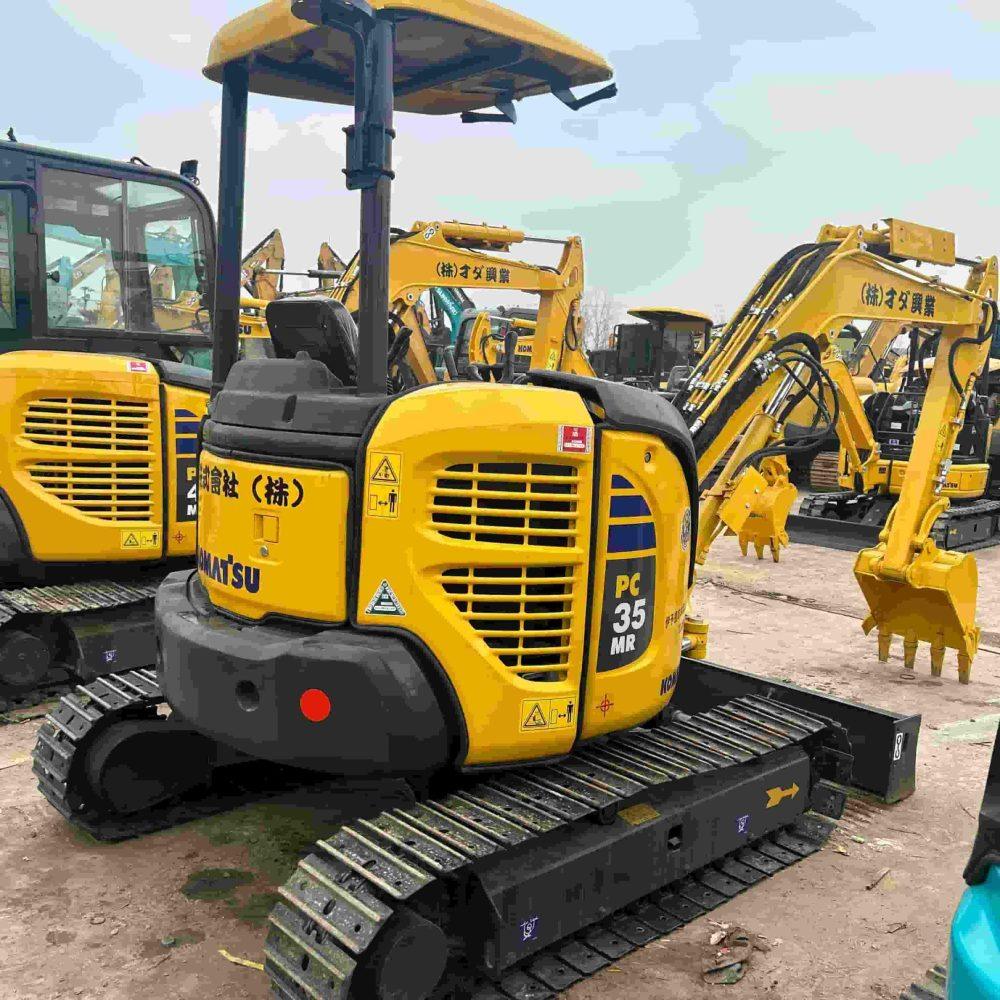 Used Excavator 2024 Komatsu PC35MR PC30 PC40 3.5 Ton Mini Crawler Digger